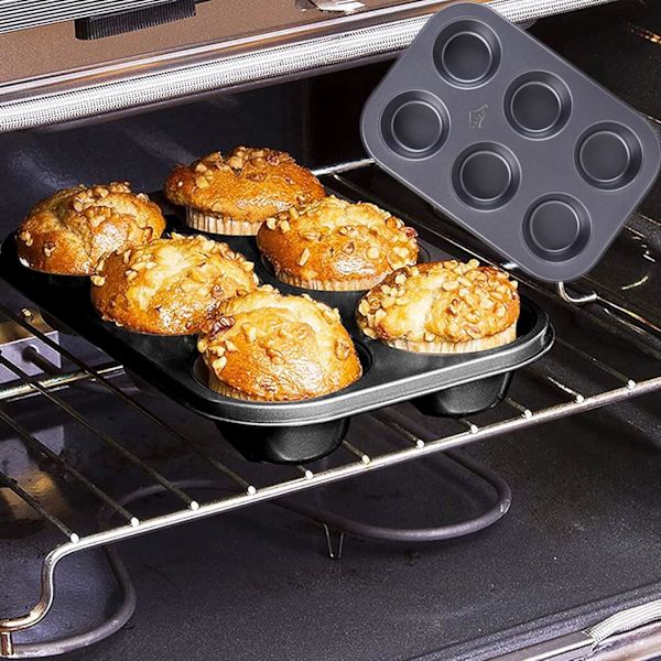 Jumbo Muffinsform - Kulstofstål Non-stick Muffinsforme til Cupcakes