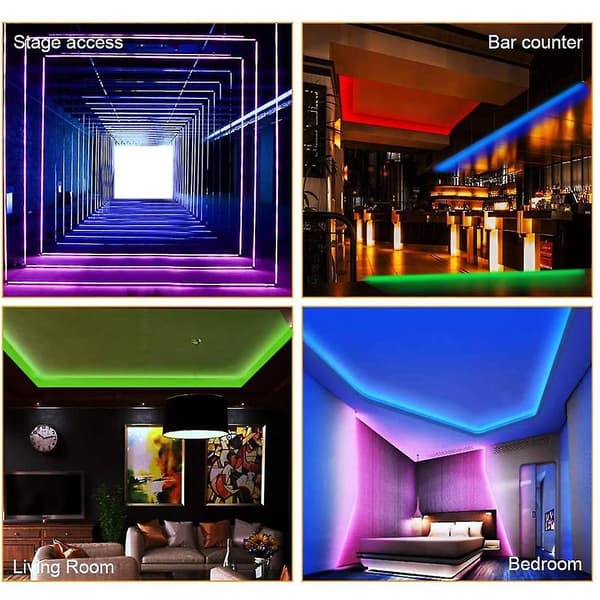 10m LED Light Strip RGB 3528 600 LED Waterproof Flexible Light Strip