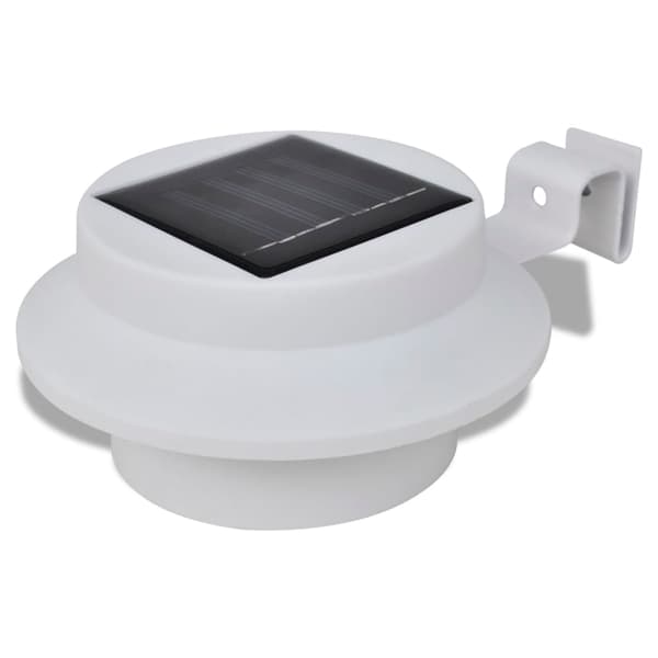 vidaXL Utendørsbelysning LED Hvit 6-pakning Solcelle Vit white