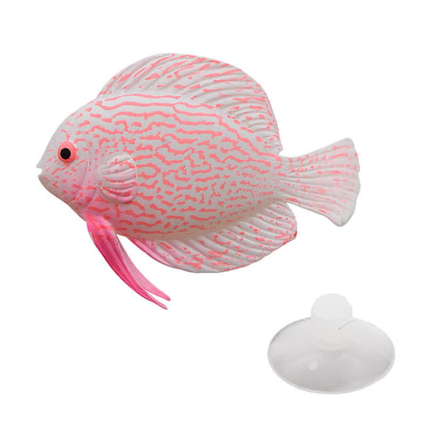 Sæt med 2 kunstige fisk til farverig akvariedekoration