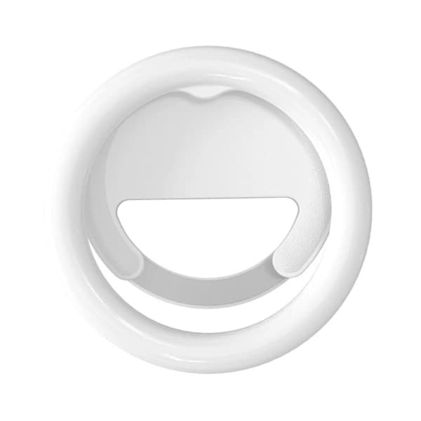 Ringfyllningsljus Telefonlampa VIT Vit