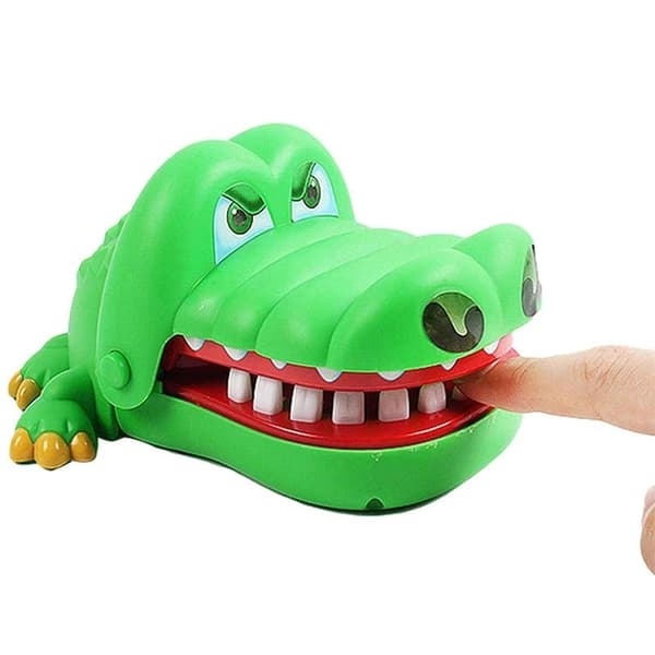 Krokodille Tandlæge - Spil & leg for børn Grøn Green Grön