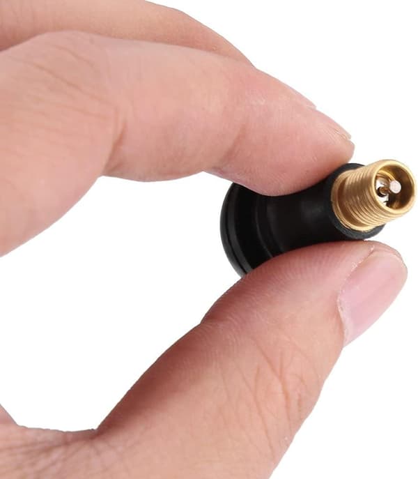 10 stk TR412 hjulventiler snap-in dekkventil bil, dekkventilspindel gummikappe (1,8 * 3,6 cm)