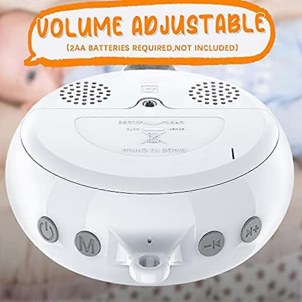 Crib Mobile Motor Baby Music Box Spin With 3 Modes Volume Adjustable 12 Lullabies Auto-off After [Db]