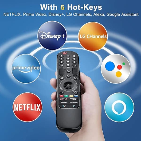 Mr21ga For 2021 LG Magic Remote With Touchscreen And Voice Function Replacement For LG UHD OLED QNED Nanocell 4K 8K Smart TV (FMY)