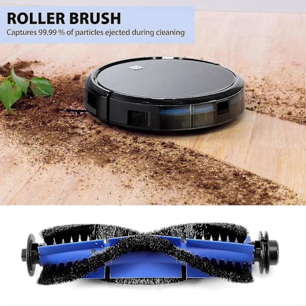 3-pack Replacement Parts Roller Brush For Eufy Robovac 11s 15c 30 30c 12 35c Robotic Vacuum Cleaner