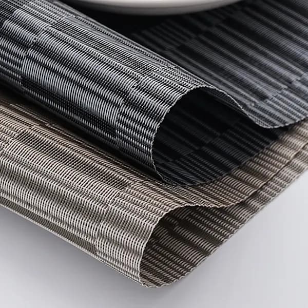 6 pestävän PVC-pöytätabletin setti, luistamaton, lämmönkestävä, helppo puhdistaa