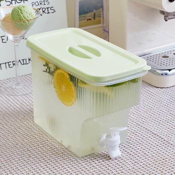 3,9L vannkanne med kran; drikkedispenser; beholder for limonade, fløte, etc.