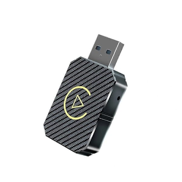 2-i-1 Trådløs CarPlay Adapter Android Auto Trådløs Adapter Smart Mini Box USB Dongle Plug and Play WiFi Hurtigforbindelse guld gold gold