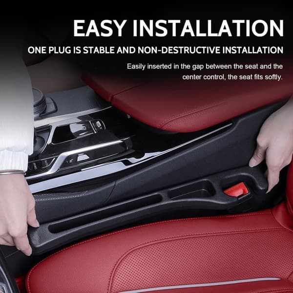 2-pack Car Storage Seat Side Filler - Organizer that Prevents Things from Falling