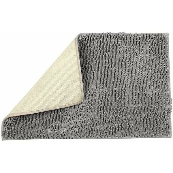 Badematte - sklisikker matte - striper - absorberende - - 60 x 90 cm