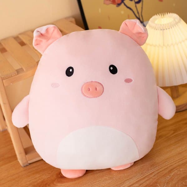 Squishmallows Plysdyr Kawaii Blød Stor Pude Gris 40cm