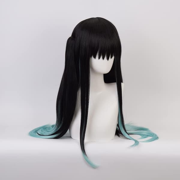 Gradienttivärinen cosplay-peruukki miehille ja pojille