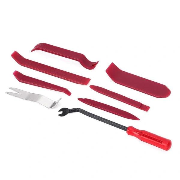 Interior Panel Removal Kit 8 Pcs, Disassembly Tool, Pry Bar for Dashboard and Central Control Area