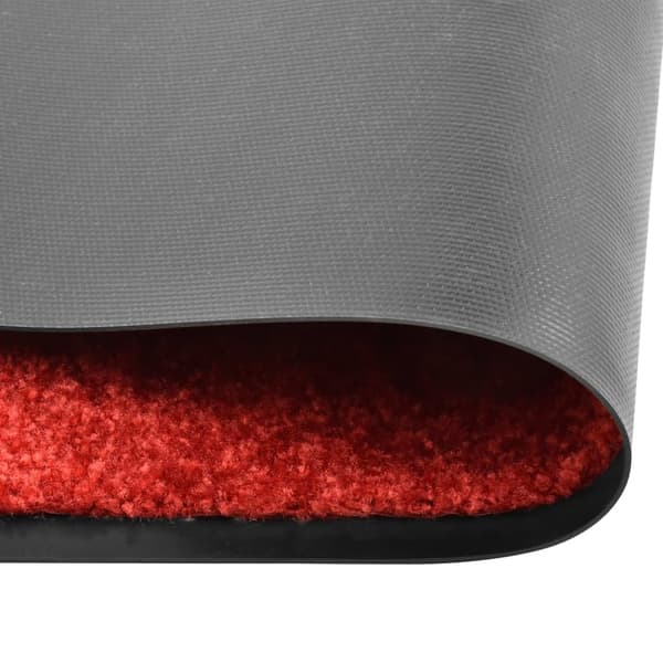 vidaXL Doormat Washable Red 40x60 cm Röd red