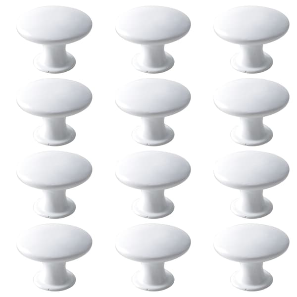 Skåpsknoppar Lådhandtag Knoppar med Skruvar 12-pack