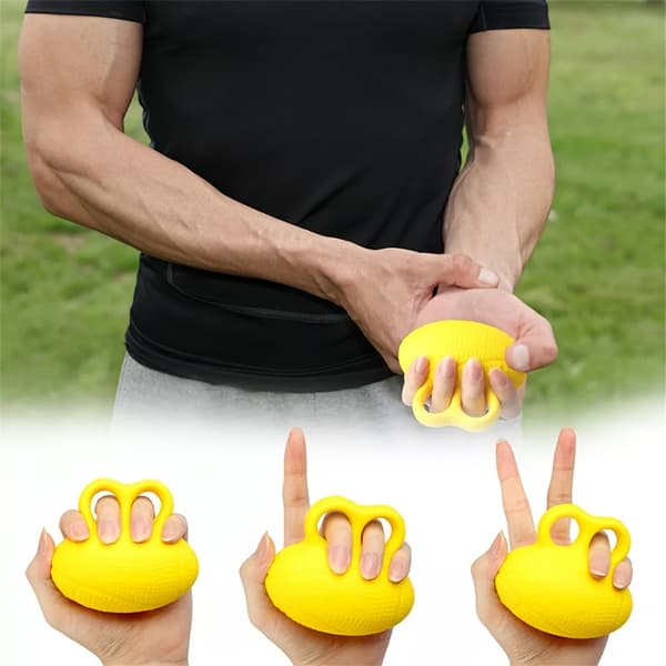 Hög Elastisk Greppboll - Handstyrketräningsmodell, Äggformad Greppboll