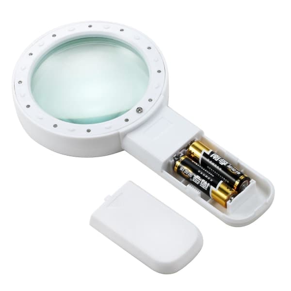 30x Handheld Strong Magnifying Glass with 12 LED Lights