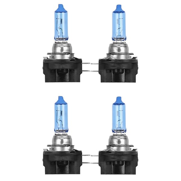 4x H11b 55w Car Halogen Light Headlight Bulb White 6000k Dc12v