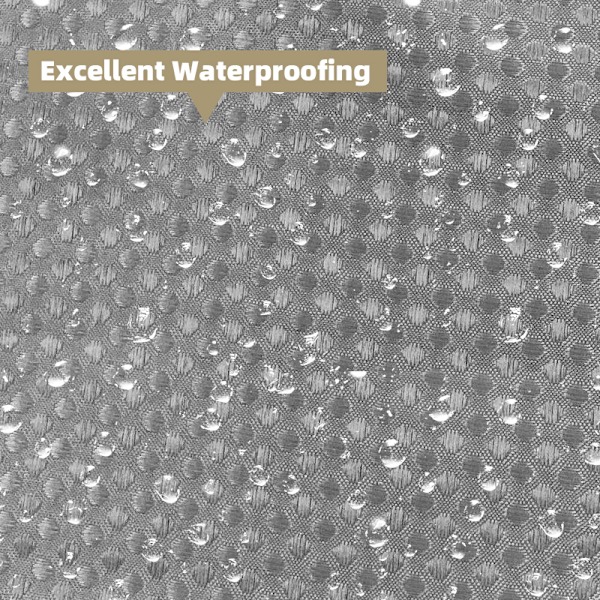 Waterproof Shower Curtain for Bathroom Grey Grå S