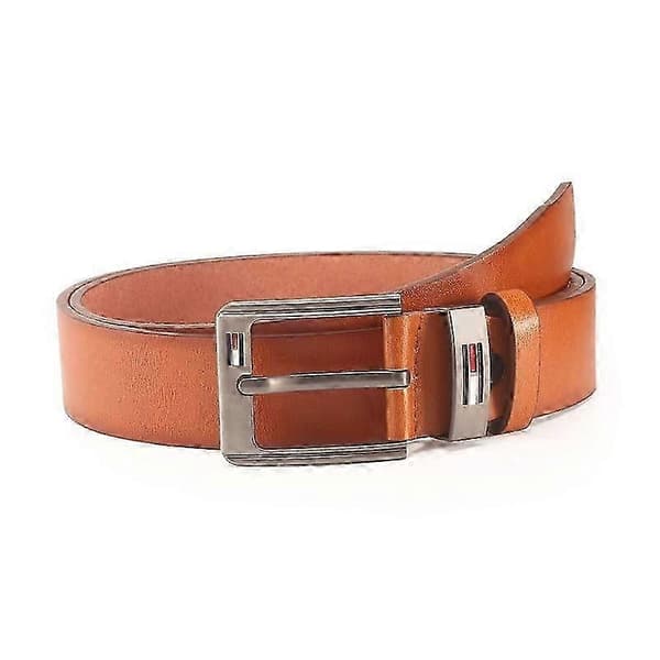 2 Pieces 120 cm Long Leather Belts for Men (Black and Brown)