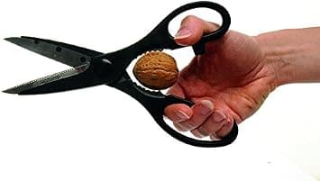 Multifunksjonell saks i rustfritt stål 21 cm svart