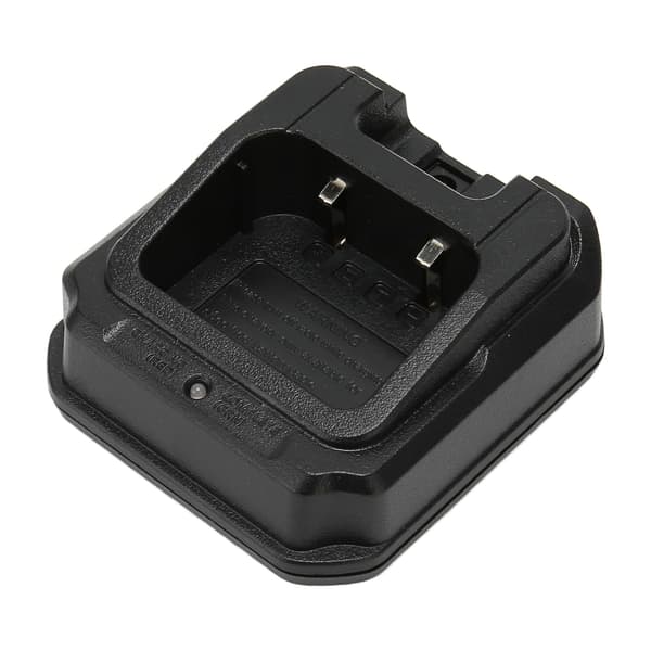 CHR 9700 Radio Batterioplader Base med Strømadapter til Baofeng BF 9700 BF A58 UV 5S UV 9R 100‑240V EU-stik
