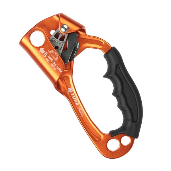 Climbing Right Hand Ascender Multi Purpose Manual Outdoor Climbing Tree Hand Ascender Orange