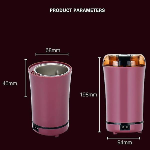 Mini Peanut Butter Machine Portable Nut Grinder with Transparent Lid 150W Motor for Home Kitchen