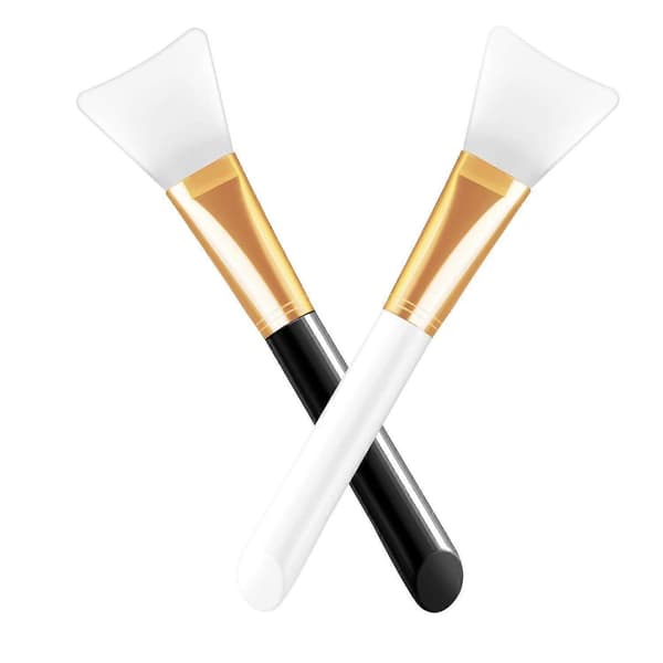 Facial Mask Brush, Bristle-Free Silicone Scraper for Cosmetics, Applicator Brush for Face Masks Compatible with Applyi