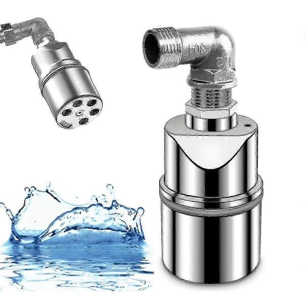 Automatic Water Level Control Valve 1/2 Inch Stainless Steel Float Valve for Tank Swimming