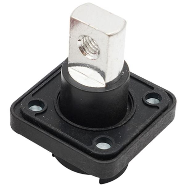 200A Square M8 M6 Thread Busbar Type Terminal Bolt (Black)