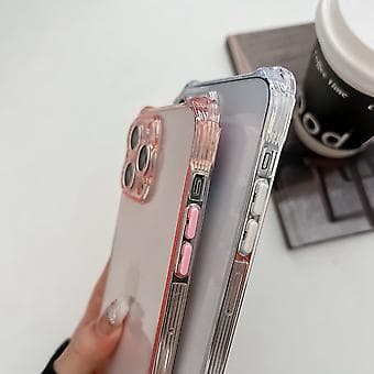 Iskunkestävä TPU-kotelo iPhone 15:lle (violetti)