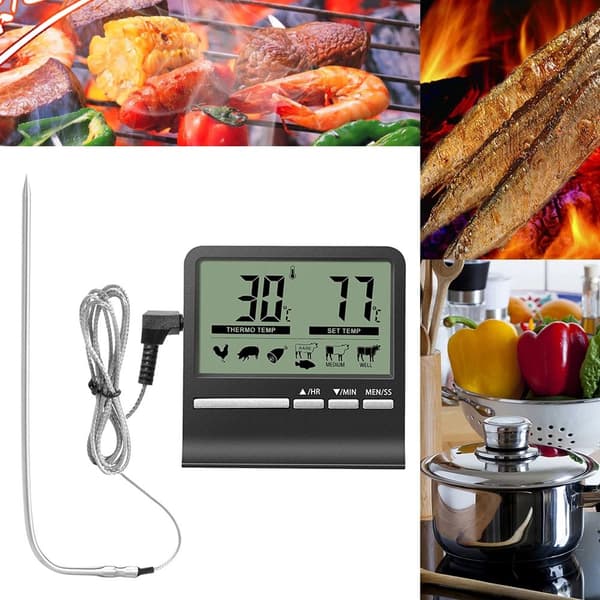 Food Thermometer Oven Thermometer WHITE