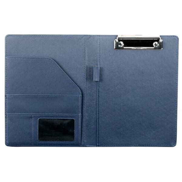 A5 Document Bag Folder File Clip Office Financial School Office Supplies (Blue)