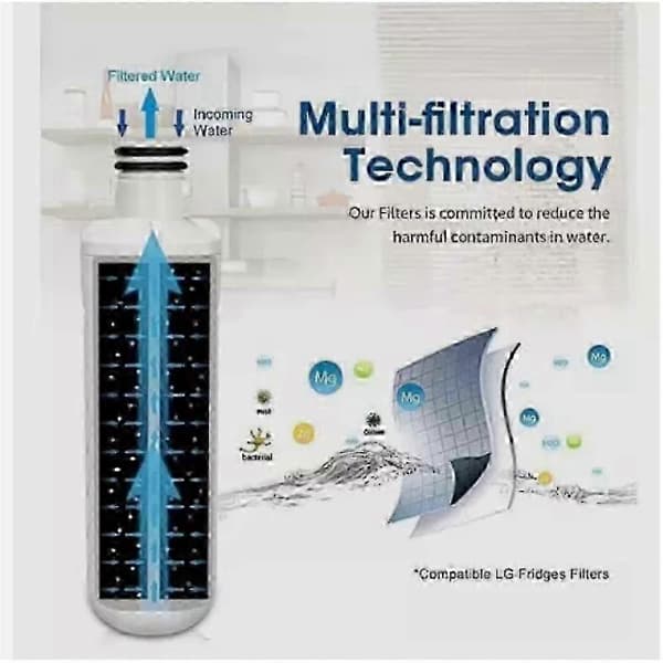 3-pak erstatningsvandfilter til LG LT1000P - ADQ747935-FA-