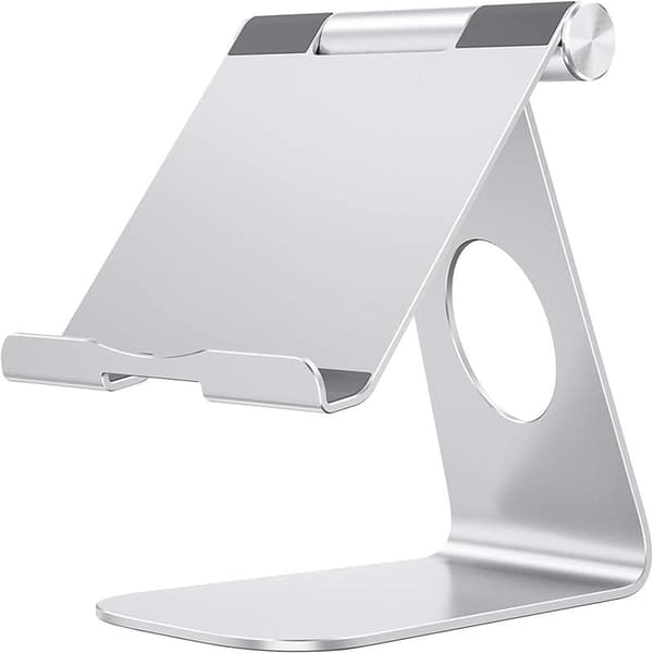 Adjustable Tablet Stand, iPad Stand, Aluminum Desktop Dock, Compatible with iPad Air 4/Mini, New