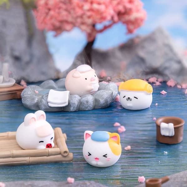 Miniature Animal Figurines Cartoon Statue for Bath Animals 6 6