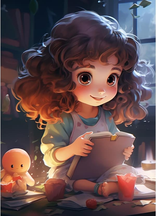 5D Diamond Painting Kit (Girl)