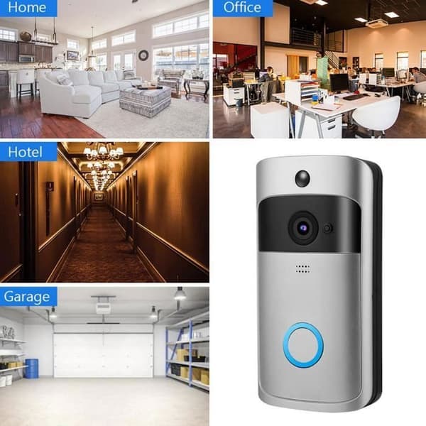 Tbest Wifi Video Doorbell Wireless Infrared Doorbell Video Intercom Door Camera Door Access System