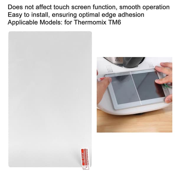 PET Protective Film Food Processor Screen Glass Protector Anti-scratch Replacement for Thermomix TM6