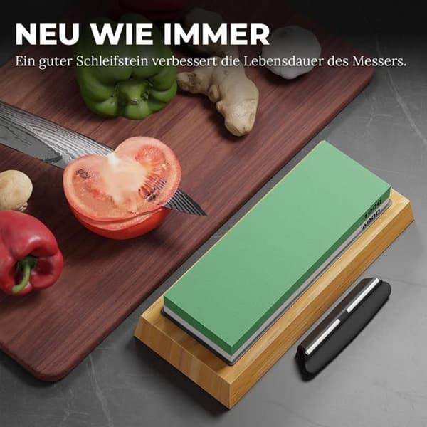Professionell knivslipsten 2-i-1 dubbelsidig, 1000/6000 korn