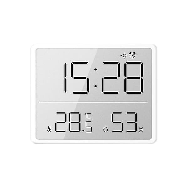Digital Hygrometer Thermometer with Clock Humidity Meter Timer