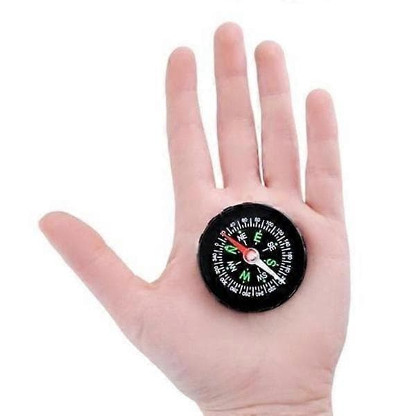 Explore the World in Style - Pocket Compass for All Adventures Black