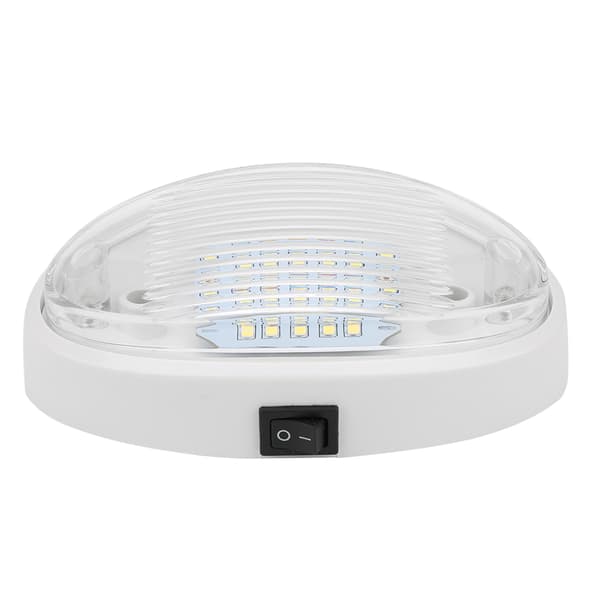 12V 400lm LED Ceiling Light High Brightness Interior Lamp for Car RV Yacht Boat Trailer