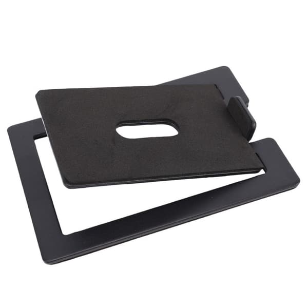 16° stålstöd – Minskar resonans 3,5 kg – Svart skrivbord