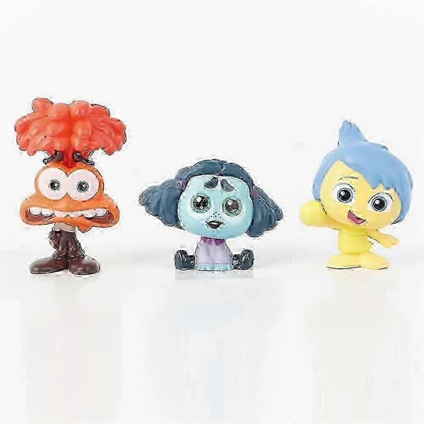 2025 Inside Out 2 -hahmolelusetti 9 kpl sarjakuvahahmoja lapsille | Keräilyesineet
