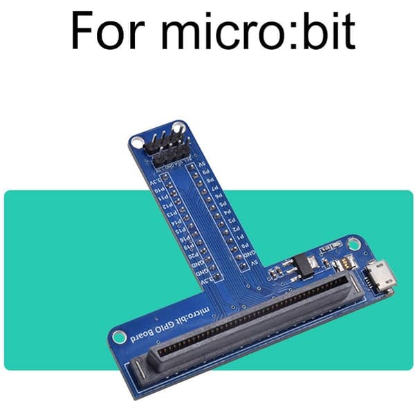 T-typ förlängningsadapter för Microbit Breadboard Python Grafiskt programmeringsgränssnitt för BBC Microbit