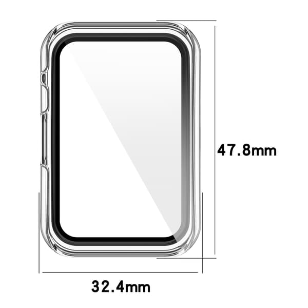 Suojakotelo OPPO Watch FREE -älykellolle (läpinäkyvä)