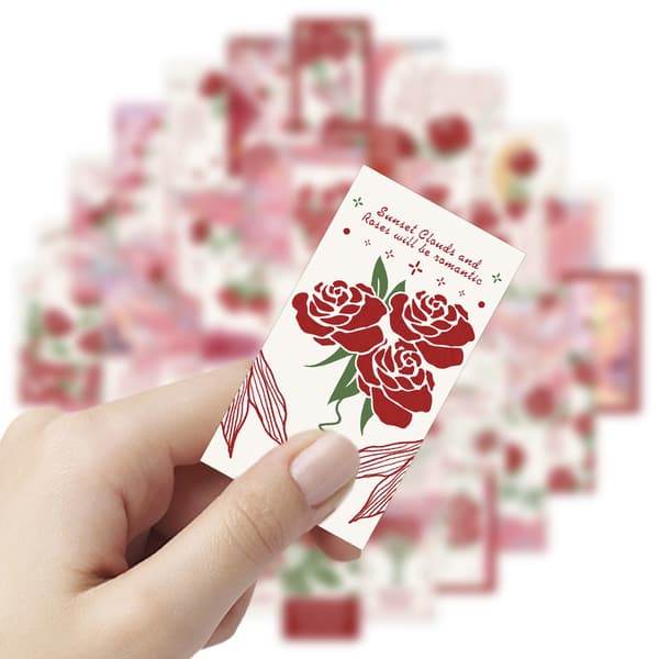 60 Rosa Sigill-dekaler, Dekaler för Bärbar Dator